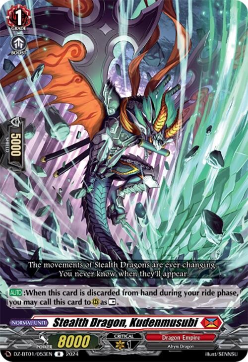 Stealth Dragon, Kudenmusubi (DZ-BT01/053EN) [Fated Clash] | Total Play