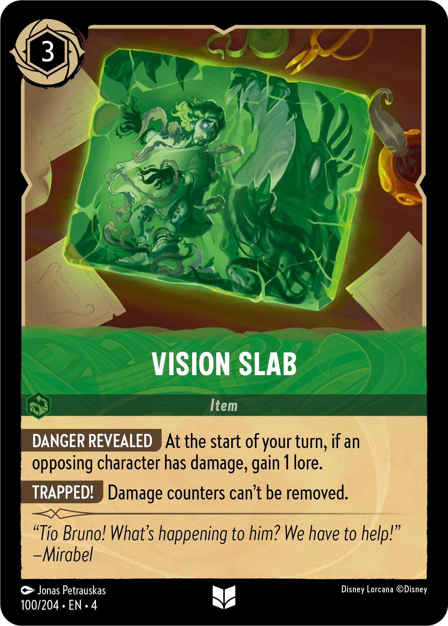 Vision Slab (100/204) [Ursula's Return] | Total Play