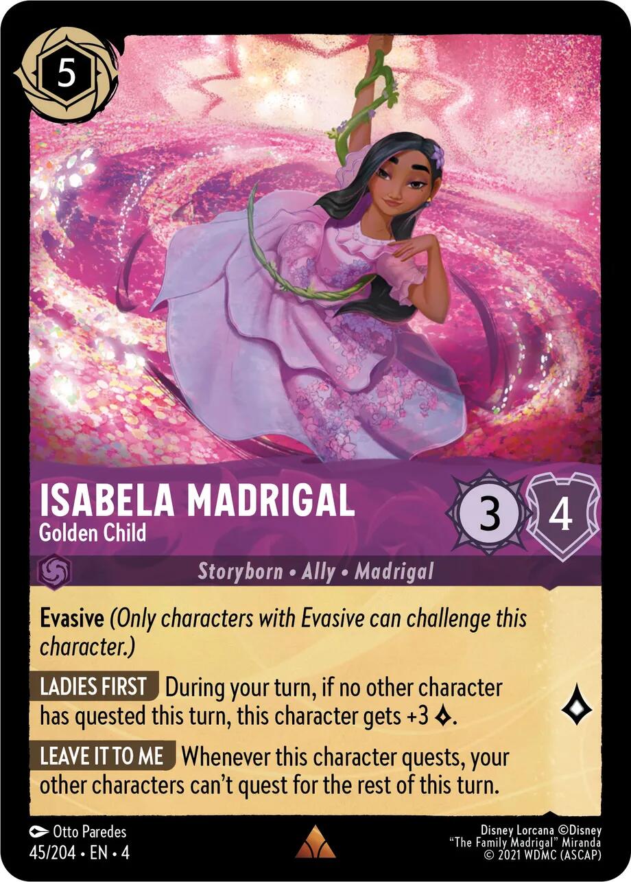 Isabella Madrigal - Golden Child (45/204) [Ursula's Return] | Total Play