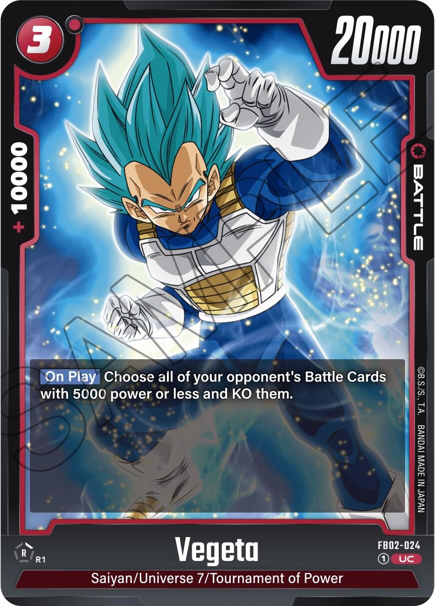 Vegeta (FB02-024) [Blazing Aura] | Total Play