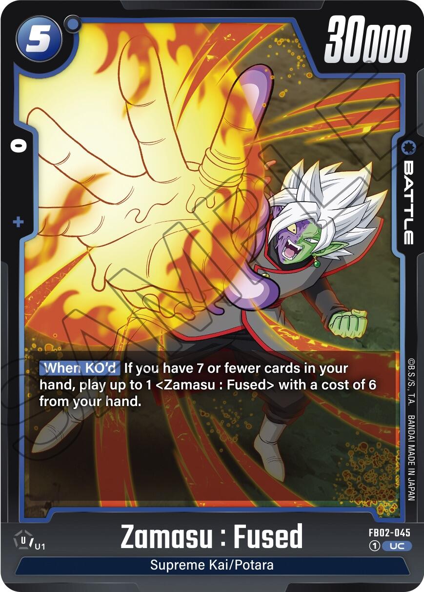 Zamasu : Fused (FB02-045) [Blazing Aura] | Total Play