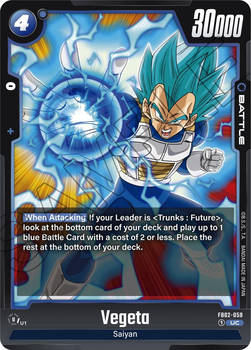 Vegeta (FB02-059) [Blazing Aura] | Total Play