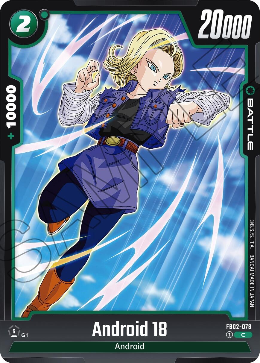 Android 18 (FB02-078) [Blazing Aura] | Total Play