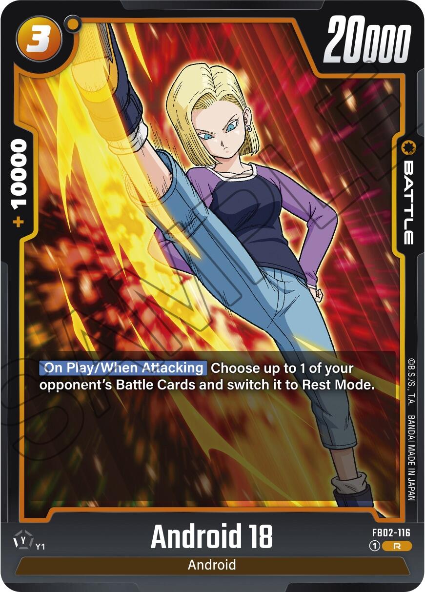 Android 18 (FB02-116) [Blazing Aura] | Total Play
