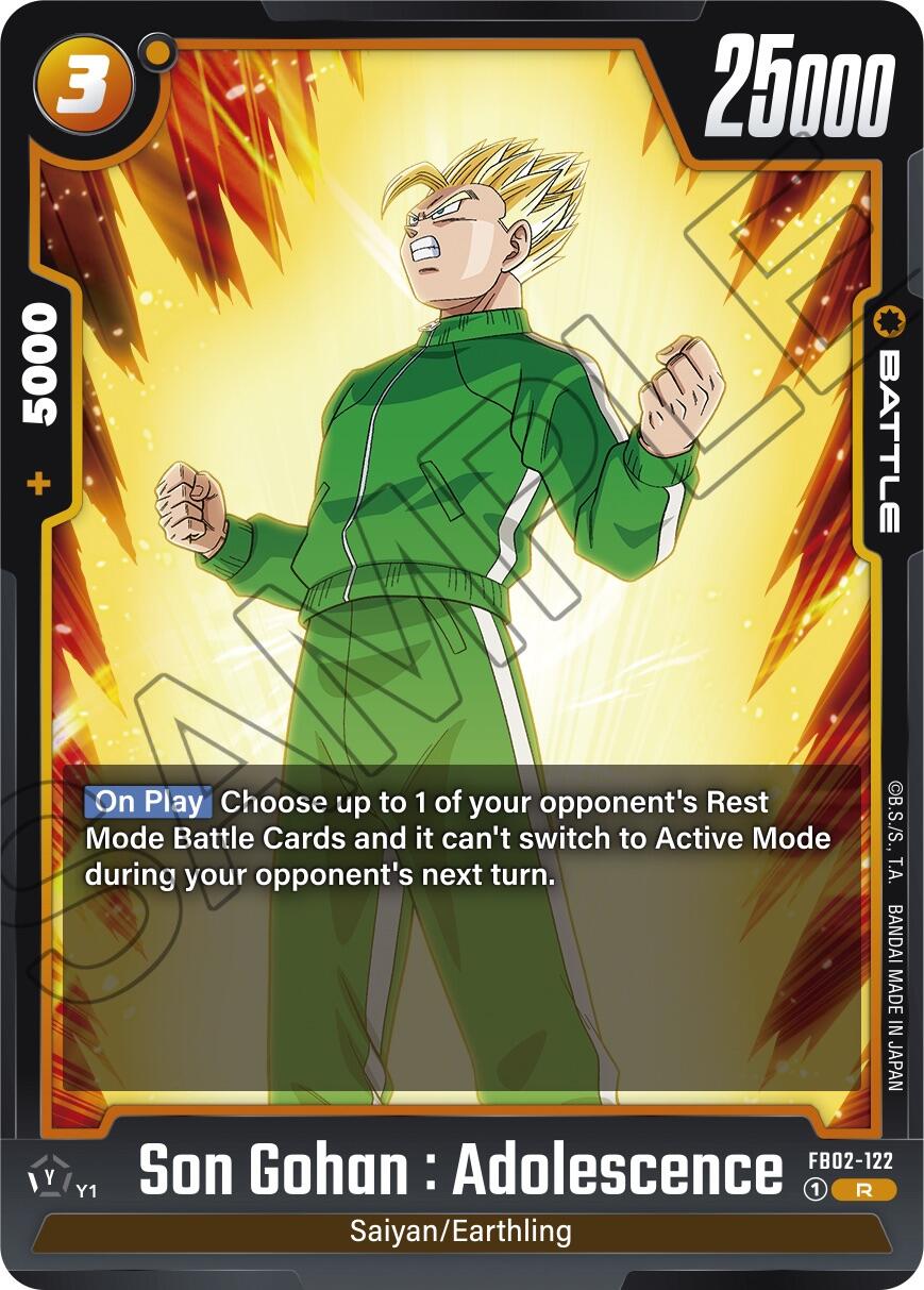 Son Gohan : Adolescence (FB02-122) [Blazing Aura] | Total Play