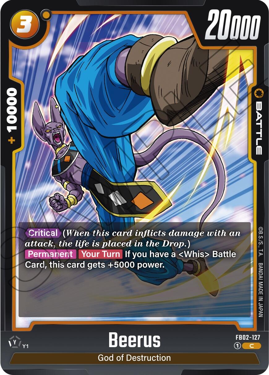 Beerus (FB02-127) [Blazing Aura] | Total Play