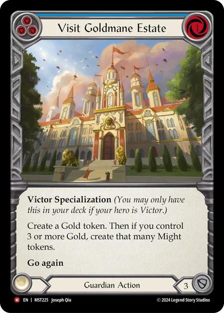 Visit Goldmane Estate [MST225] (Part the Mistveil)  Rainbow Foil | Total Play