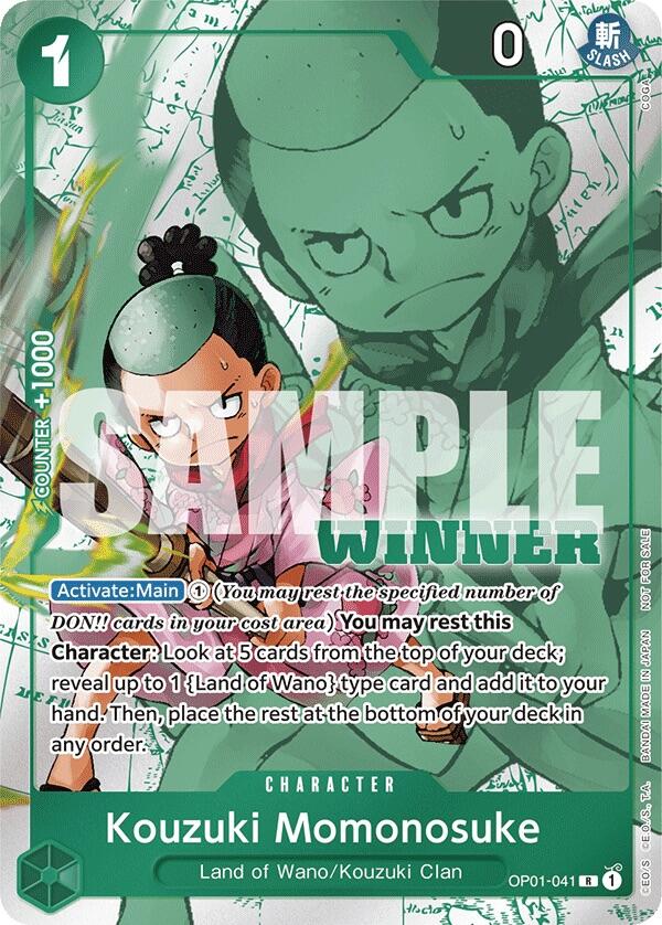 Kouzuki Momonosuke (Winner Pack Vol. 7) [One Piece Promotion Cards] | Total Play