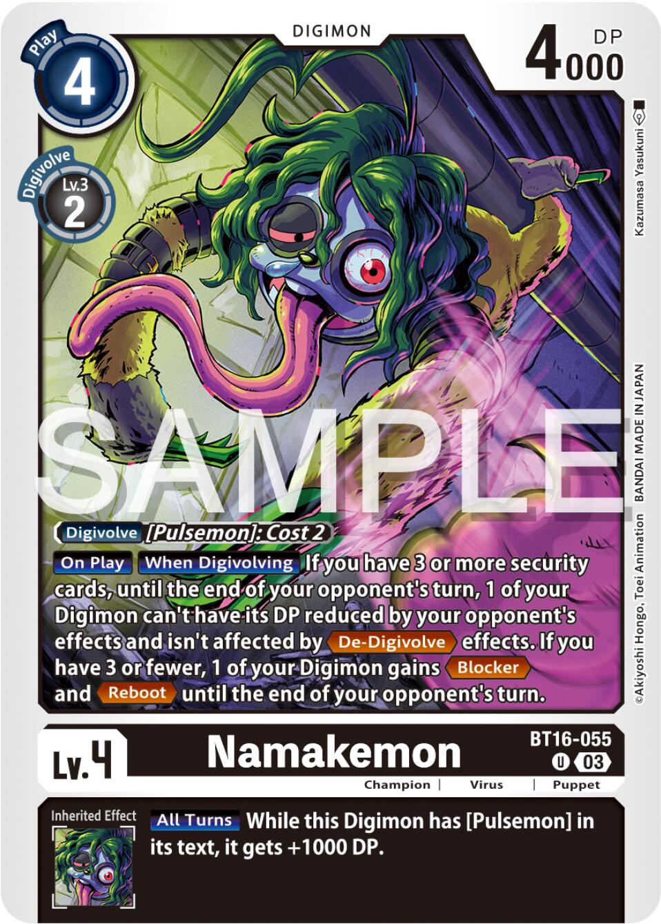 Namakemon [BT16-055] [Beginning Observer] | Total Play