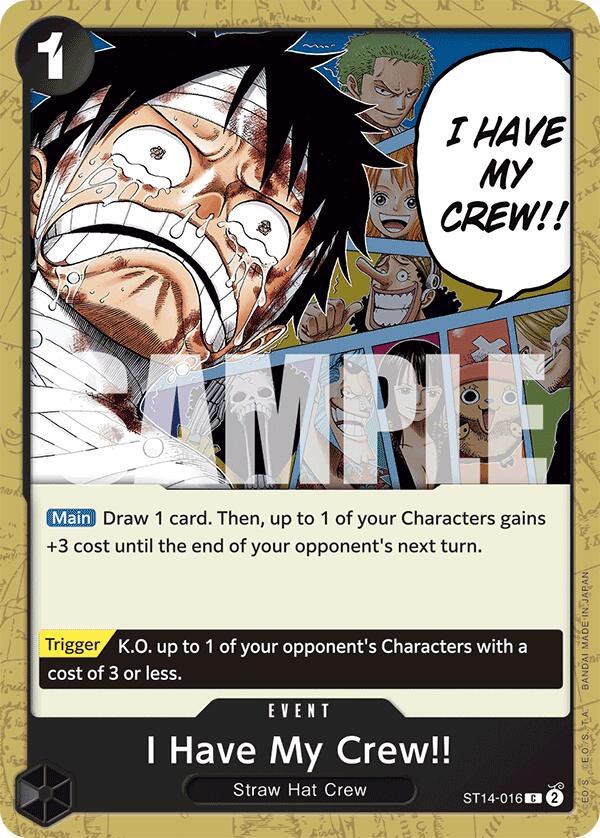 I Have My Crew!! [Starter Deck: 3D2Y] | Total Play