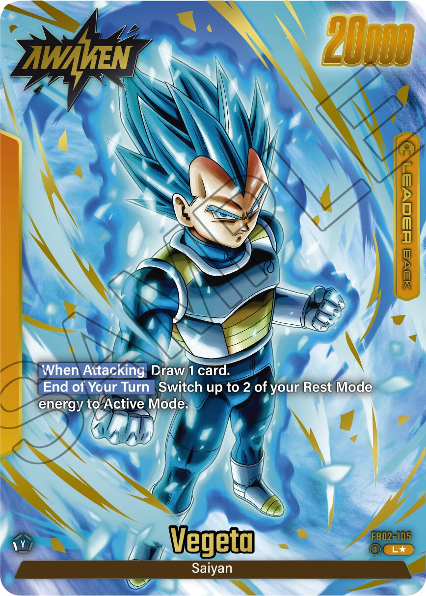 Vegeta (FB02-105) (Alternate Art) [Blazing Aura] | Total Play
