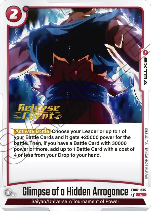Glimpse of a Hidden Arrogance [Blazing Aura Pre-Release Cards] | Total Play