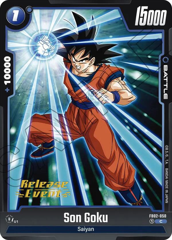 Son Goku (FB02-050) [Blazing Aura Pre-Release Cards] | Total Play