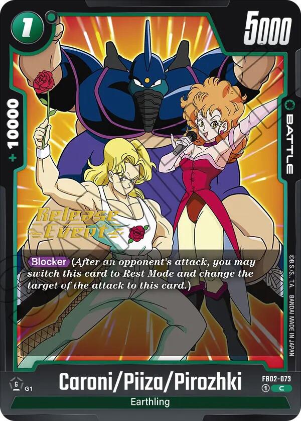 Caroni/Piiza/Pirozhki [Blazing Aura Pre-Release Cards] | Total Play