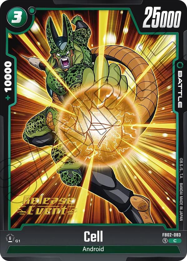 Cell (FB02-083) [Blazing Aura Pre-Release Cards] | Total Play