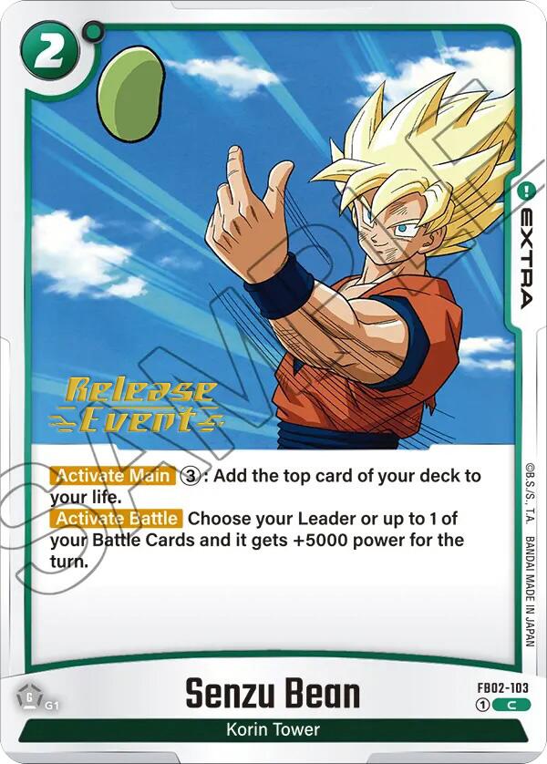 Senzu Bean [Blazing Aura Pre-Release Cards] | Total Play
