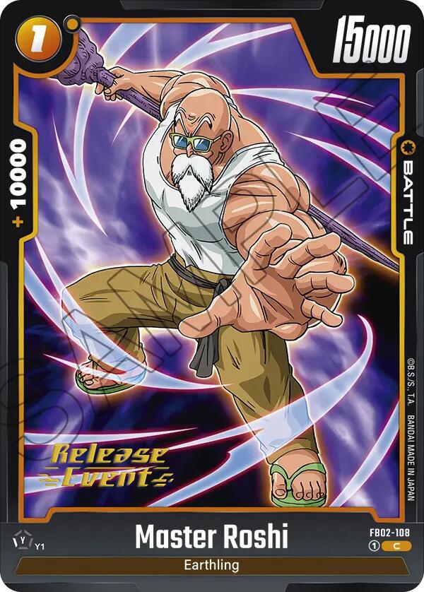 Master Roshi (FB02-108) [Blazing Aura Pre-Release Cards] | Total Play