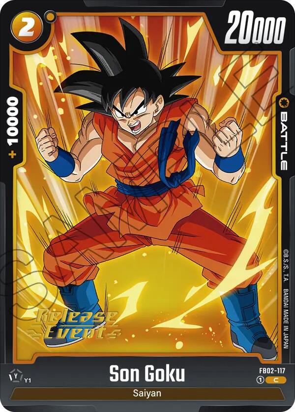 Son Goku (FB02-117) [Blazing Aura Pre-Release Cards] | Total Play