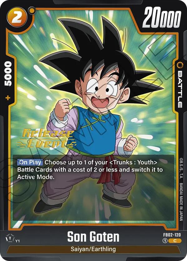 Son Goten (FB02-120) [Blazing Aura Pre-Release Cards] | Total Play