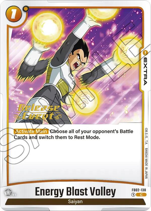 Energy Blast Volley [Blazing Aura Pre-Release Cards] | Total Play