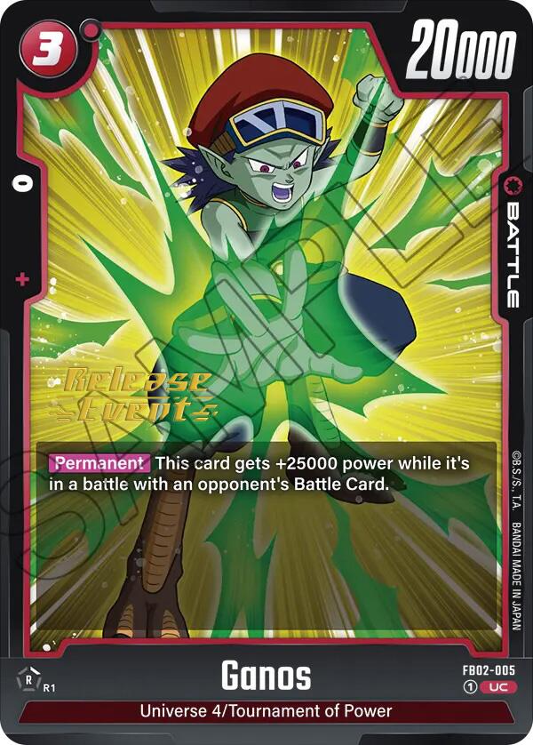 Ganos [Blazing Aura Pre-Release Cards] | Total Play