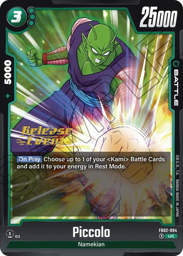 Piccolo (FB02-094) [Blazing Aura Pre-Release Cards] | Total Play