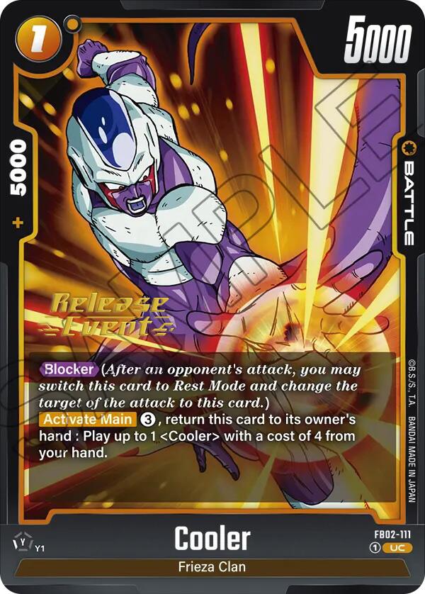 Cooler [Blazing Aura Pre-Release Cards] | Total Play