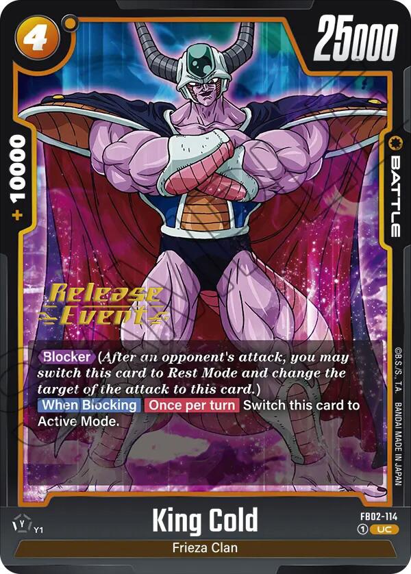 King Cold [Blazing Aura Pre-Release Cards] | Total Play