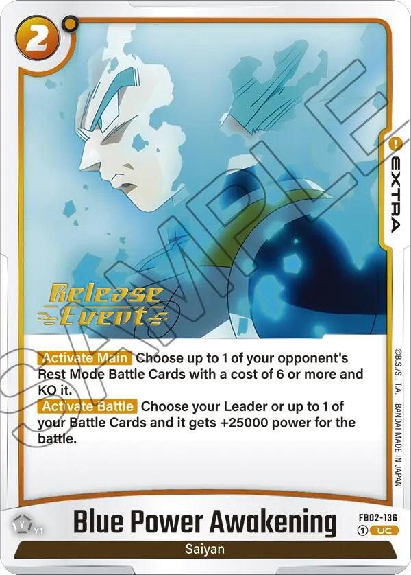 Blue Power Awakening [Blazing Aura Pre-Release Cards] | Total Play