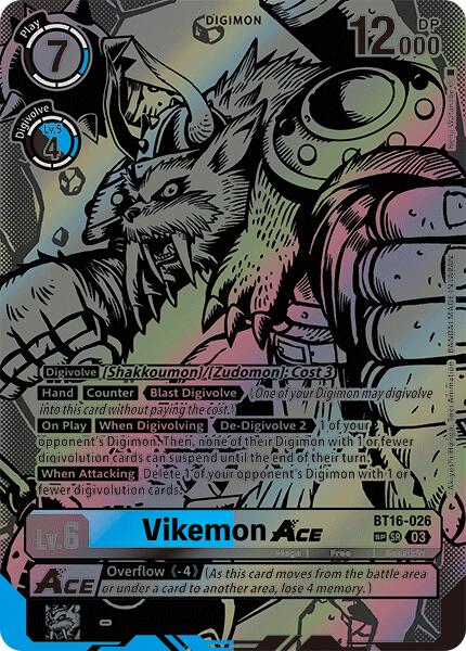 Vikemon Ace [BT16-026] (Textured) [Beginning Observer] | Total Play