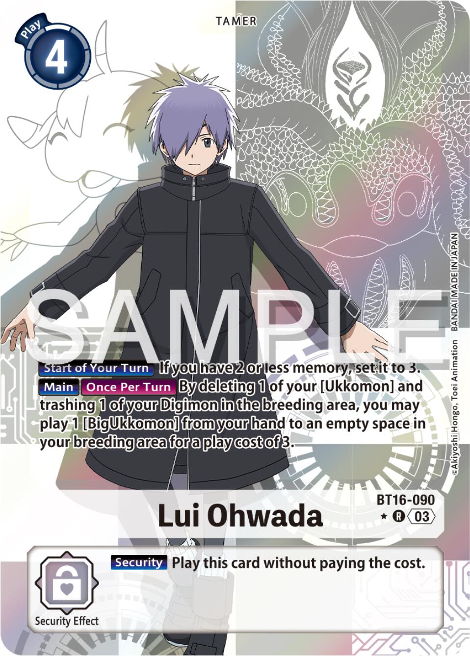 Lui Ohwada [BT16-090] (Alternate Art) [Beginning Observer] | Total Play