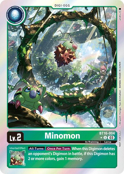 Minomon [BT16-004] (Box Promotion Pack: Beginning Observer) [Beginning Observer Promos] | Total Play