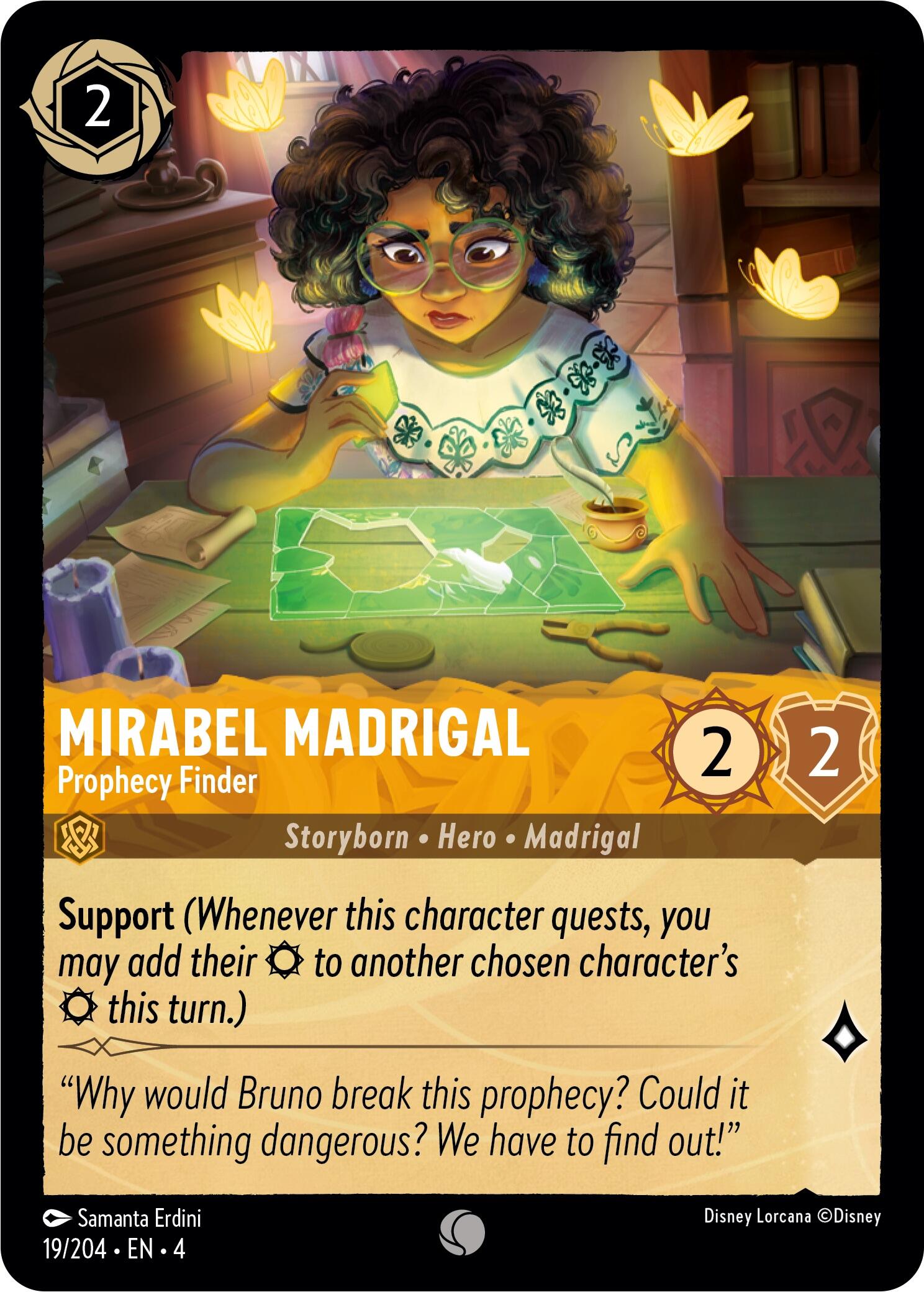 Mirabel Madrigal - Prophecy Finder (19/204) [Ursula's Return] | Total Play