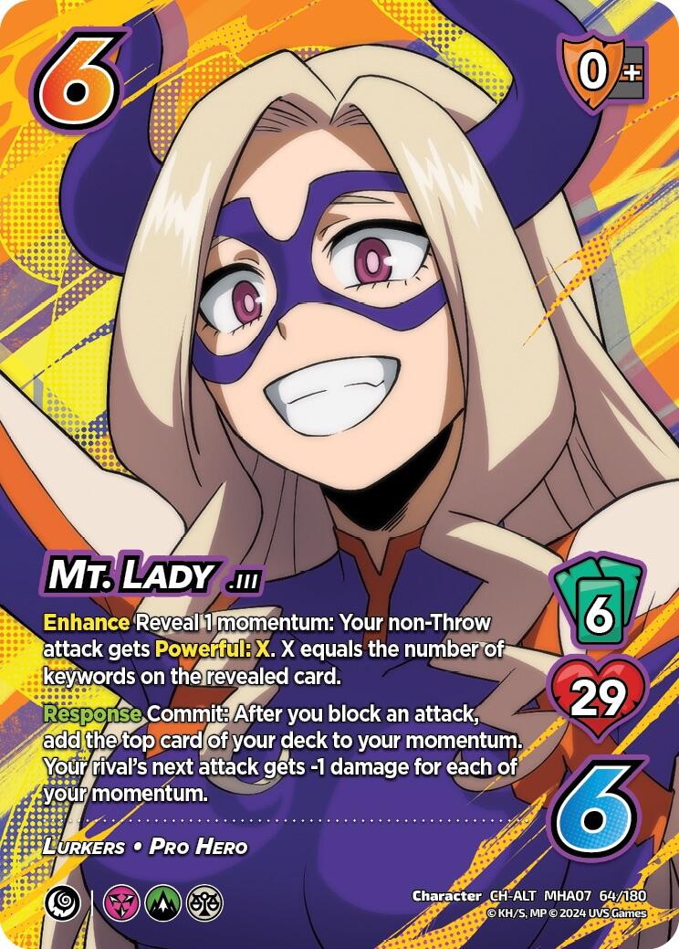 Mt. Lady (Alternate Art) [Girl Power] | Total Play