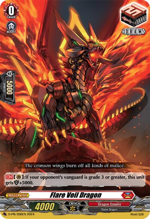 Flare Veil Dragon (D-PR/356EN) [D Promo Cards] | Total Play