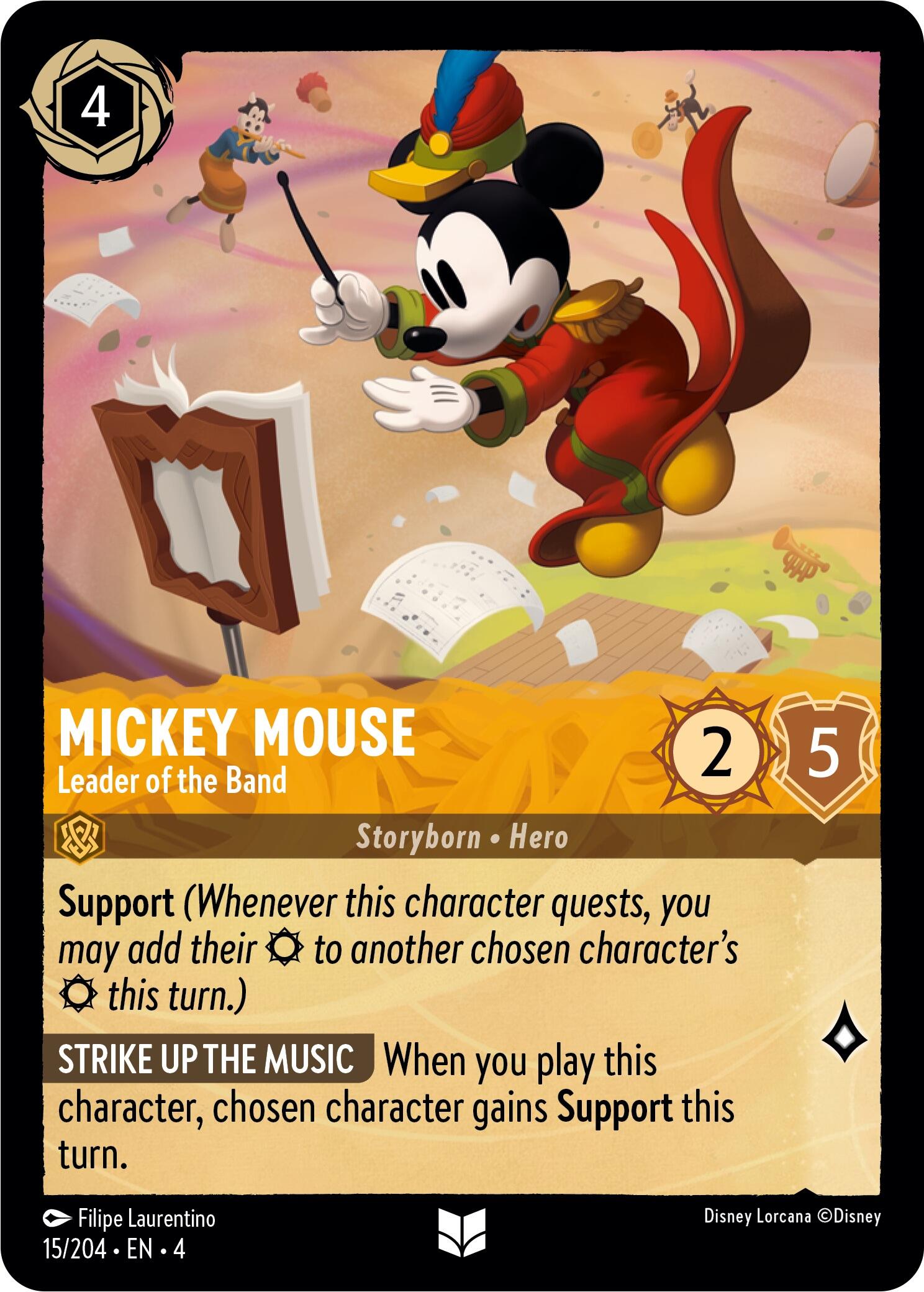 Mickey Mouse - Leader of the Band (15/204) [Ursula's Return] | Total Play