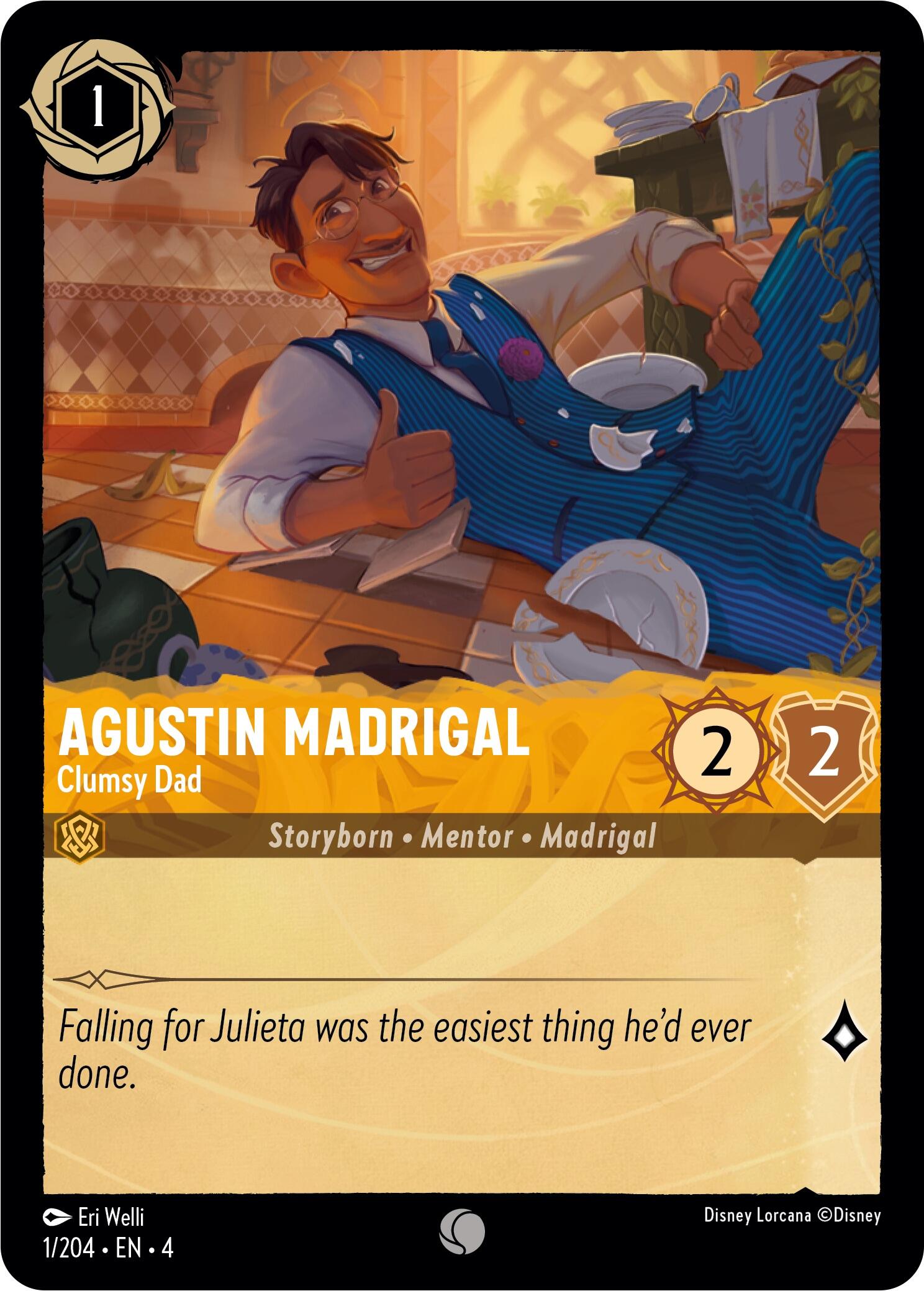 Agustin Madrigal - Clumsy Dad (1/204) [Ursula's Return] | Total Play