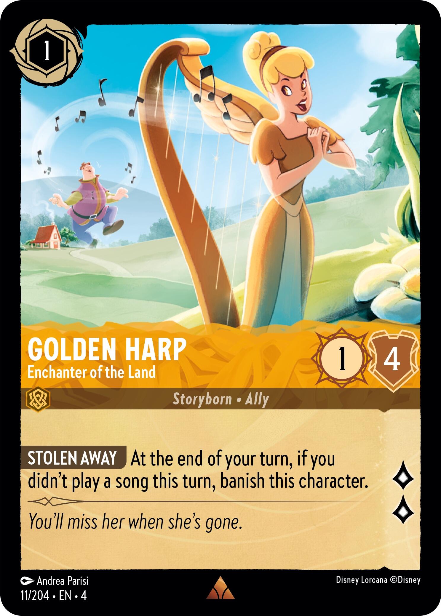 Golden Harp - Enchanter of the Land (11/204) [Ursula's Return] | Total Play