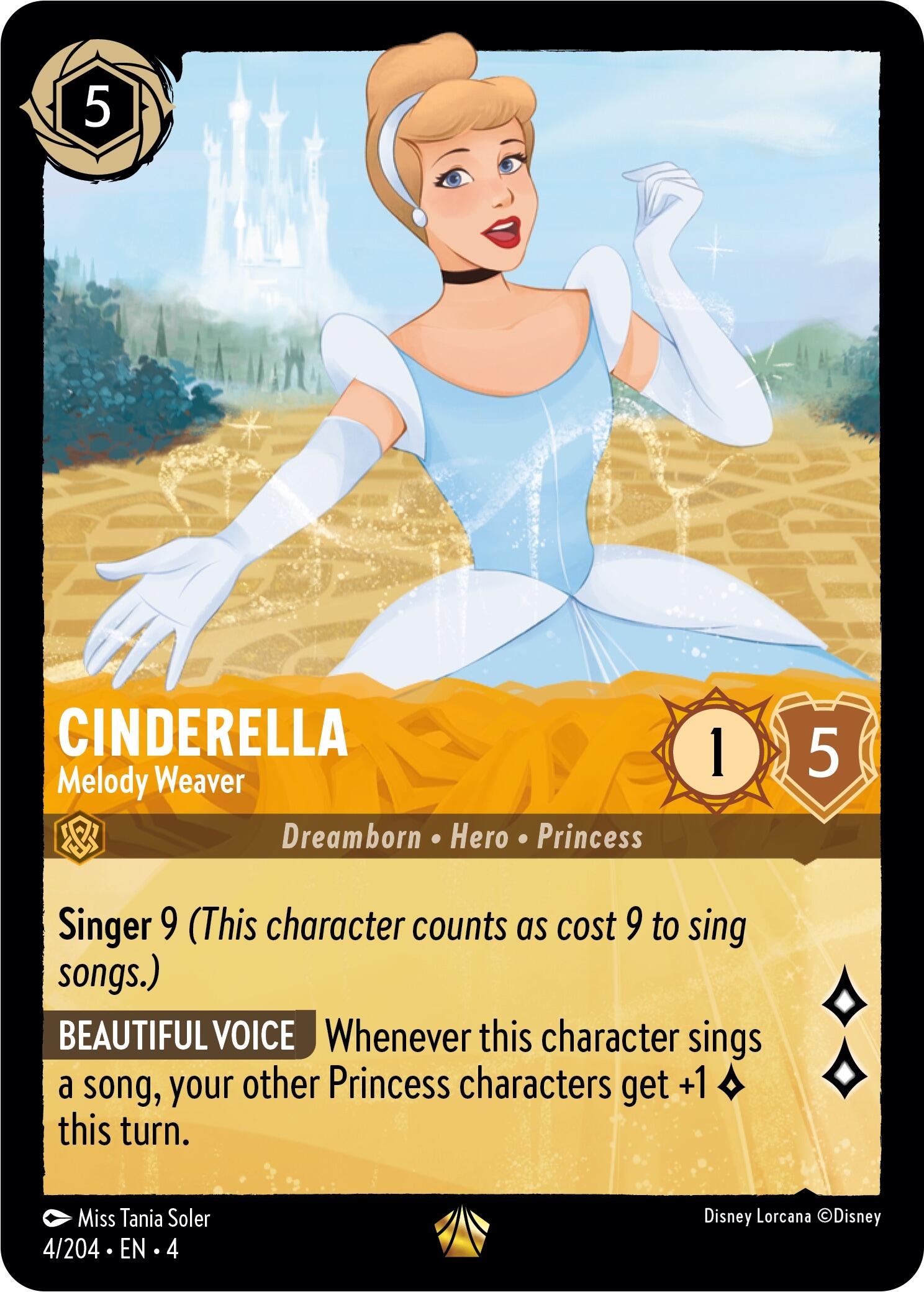 Cinderella - Melody Weaver (4/204) [Ursula's Return] | Total Play