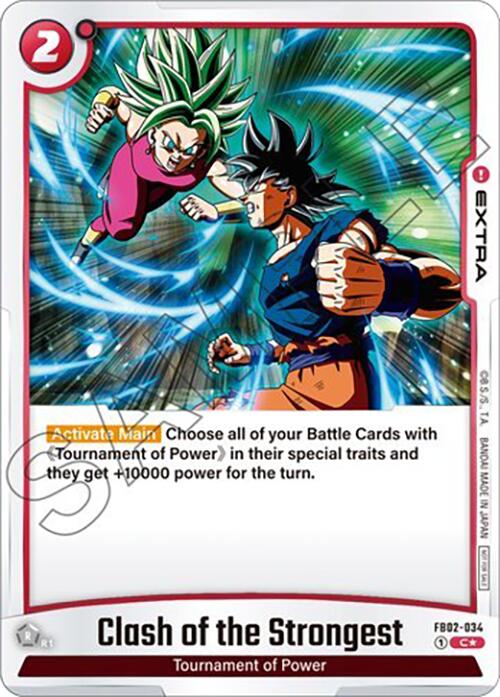 Clash of the Strongest (FB02-034) (Tournament Pack 02) [Fusion World Tournament Cards] | Total Play