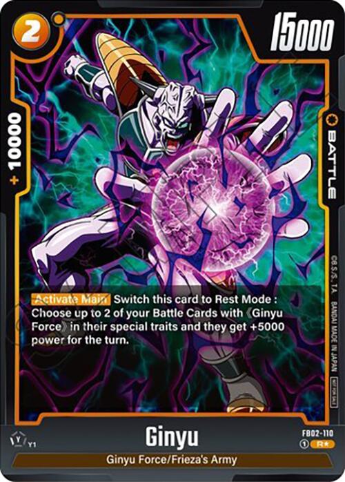 Ginyu (FB02-110) (Tournament Pack 02) [Fusion World Tournament Cards] | Total Play