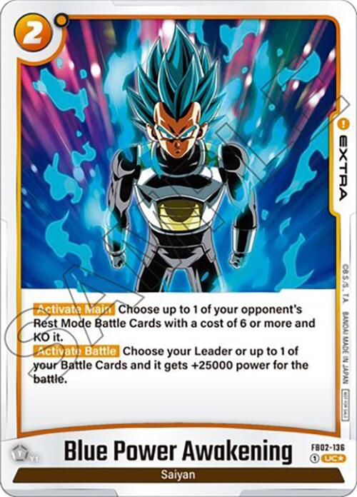 Blue Power Awakening (FB02-136) (Tournament Pack 02) [Fusion World Tournament Cards] | Total Play