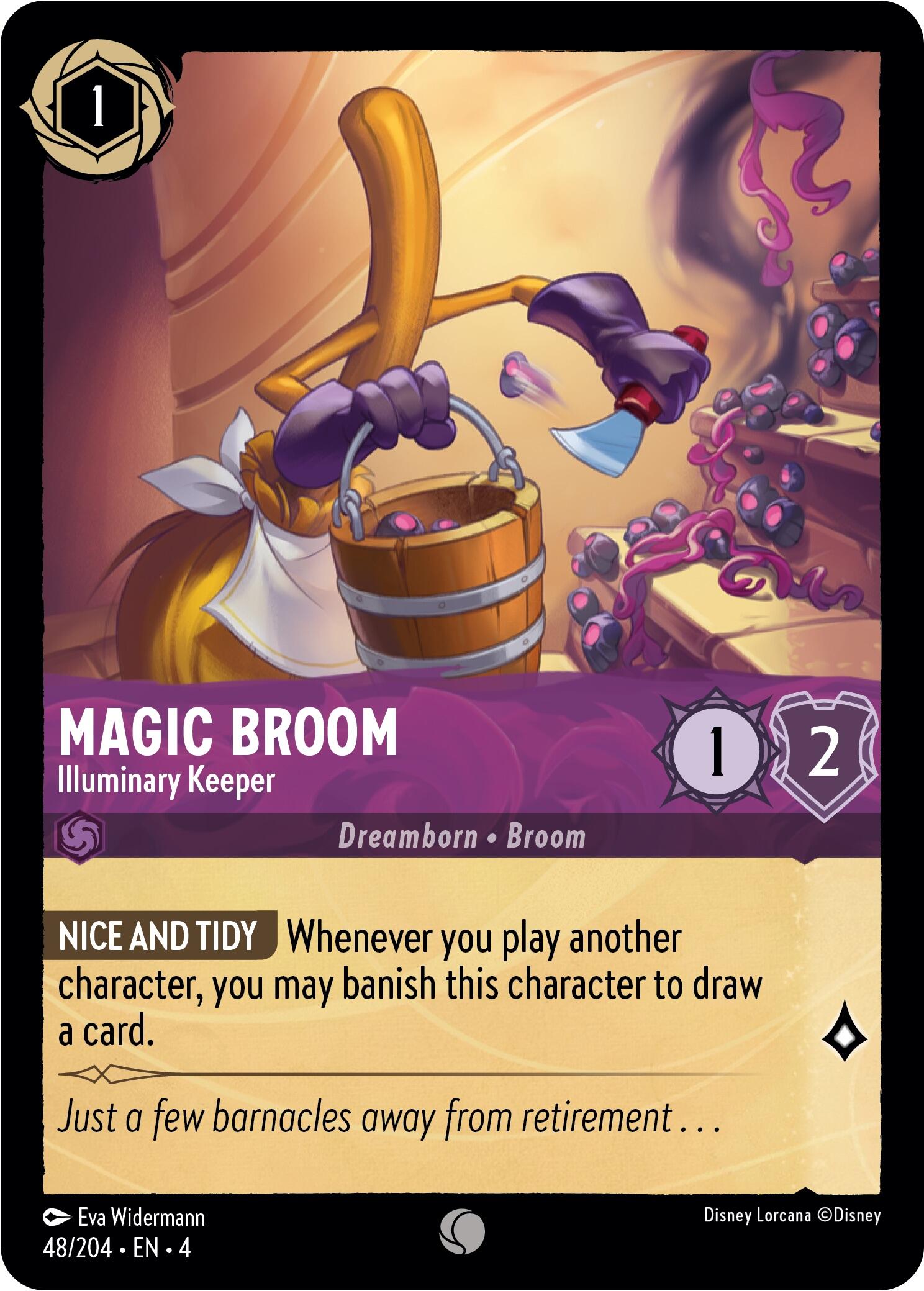Magic Broom - Illuminary Keeper (48/204) [Ursula's Return] | Total Play