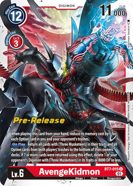 AvengeKidmon [BT7-015] [Next Adventure Pre-Release Cards] | Total Play