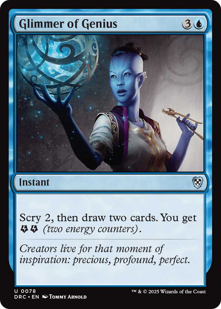 Glimmer of Genius [Aetherdrift Commander] | Total Play