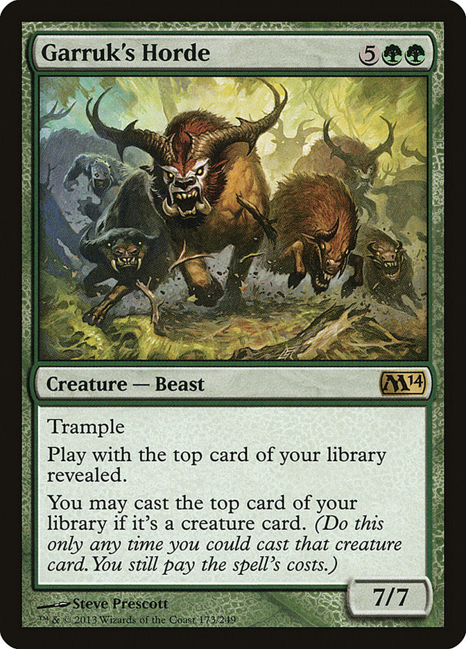 Garruk's Horde [Magic 2014] | Total Play
