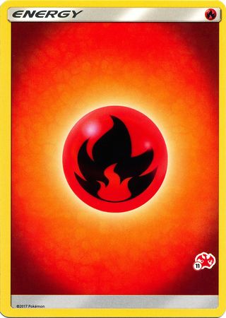 Fire Energy (Charizard Stamp #11) [Battle Academy 2020] | Total Play