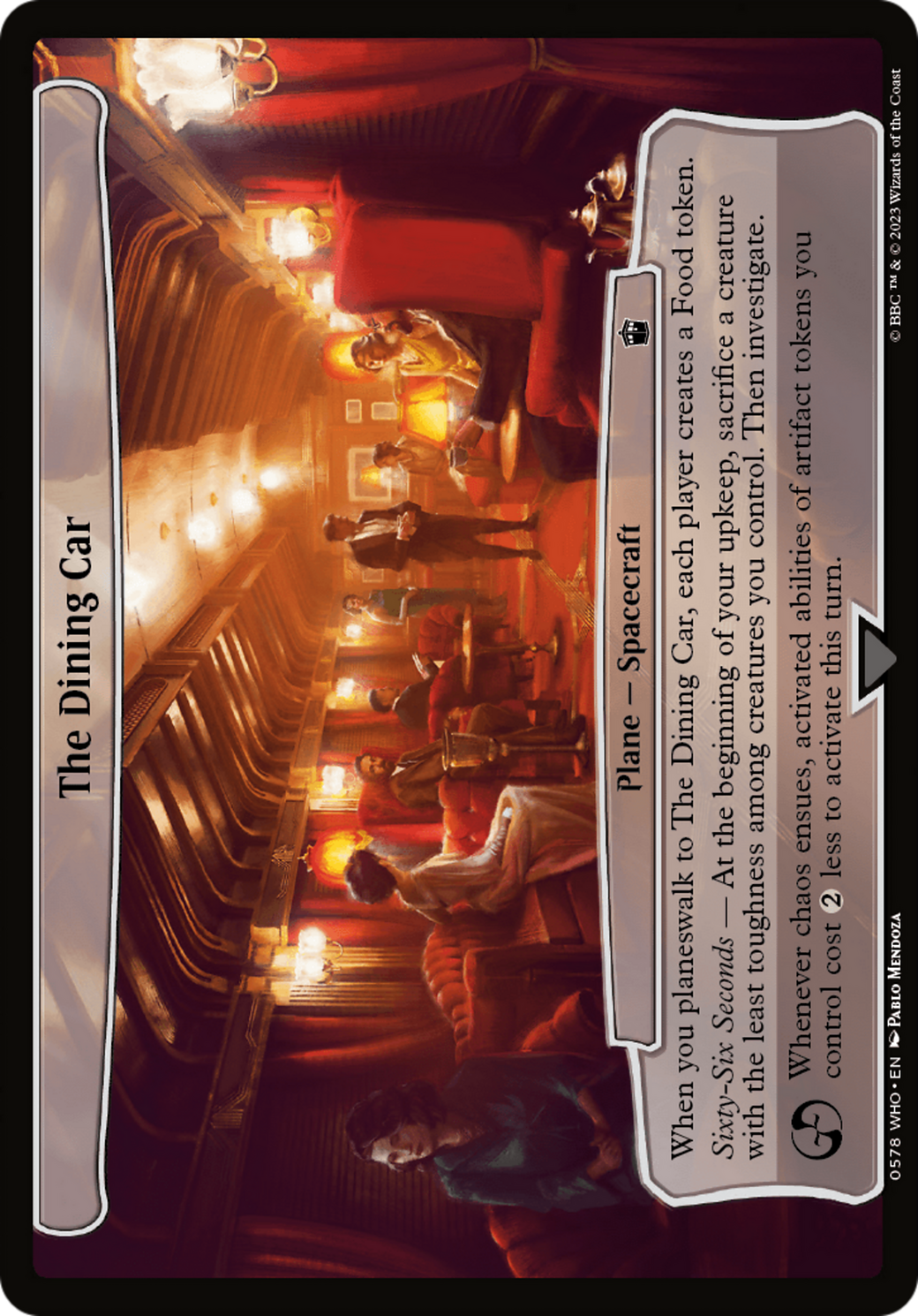 The Dining Car [Doctor Who] | Total Play
