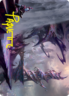 Prismari Campus Art Card (Gold-Stamped Signature) [Strixhaven: School of Mages Art Series] | Total Play