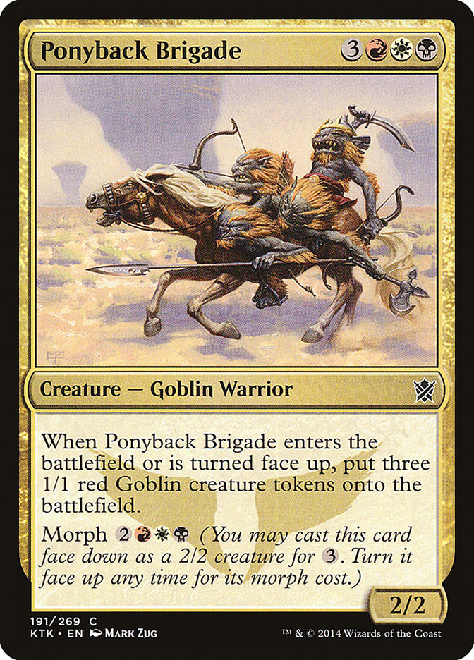 Ponyback Brigade [Khans of Tarkir] | Total Play